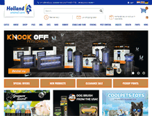 Tablet Screenshot of hollandanimalcare.nl